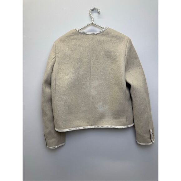 DUNST Beige Tweed Boucle Jacket 💙 - Picture 7 of 11